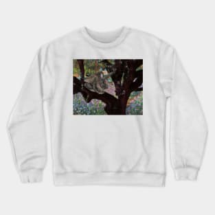 Winged Rabbit in Monet's Garden Crewneck Sweatshirt